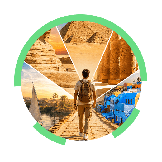 Egypt travel collage